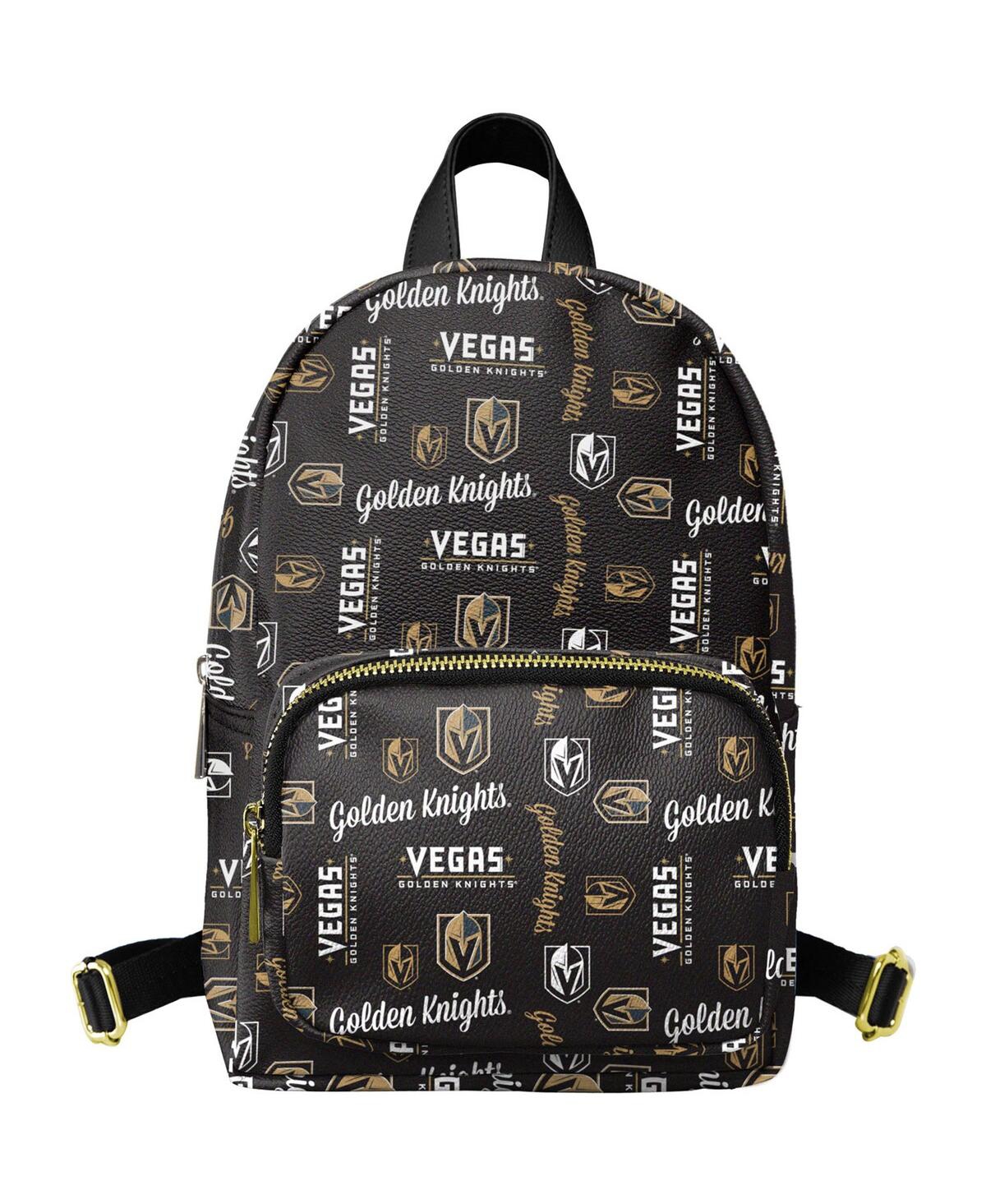 Shop Foco Youth Girls  Black Vegas Golden Knights Repeat Brooklyn Mini Backpack