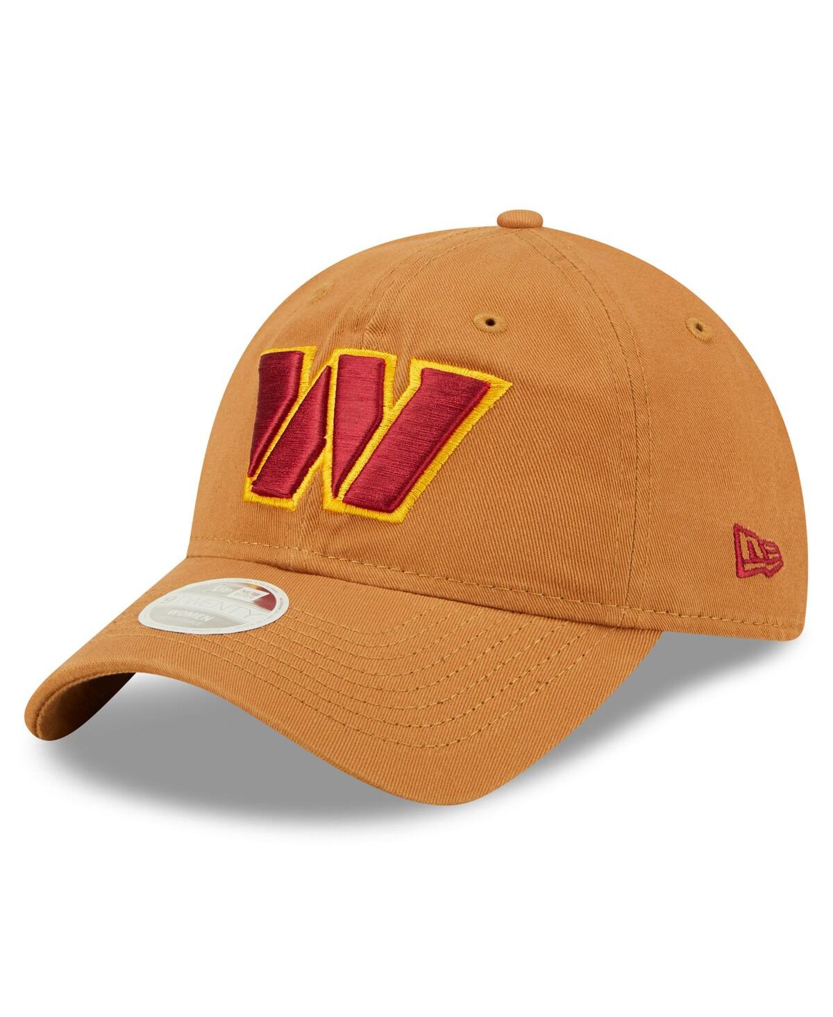 Shop New Era Women's  Brown Washington Commanders Core Classic 2.0 9twenty Adjustable Hat