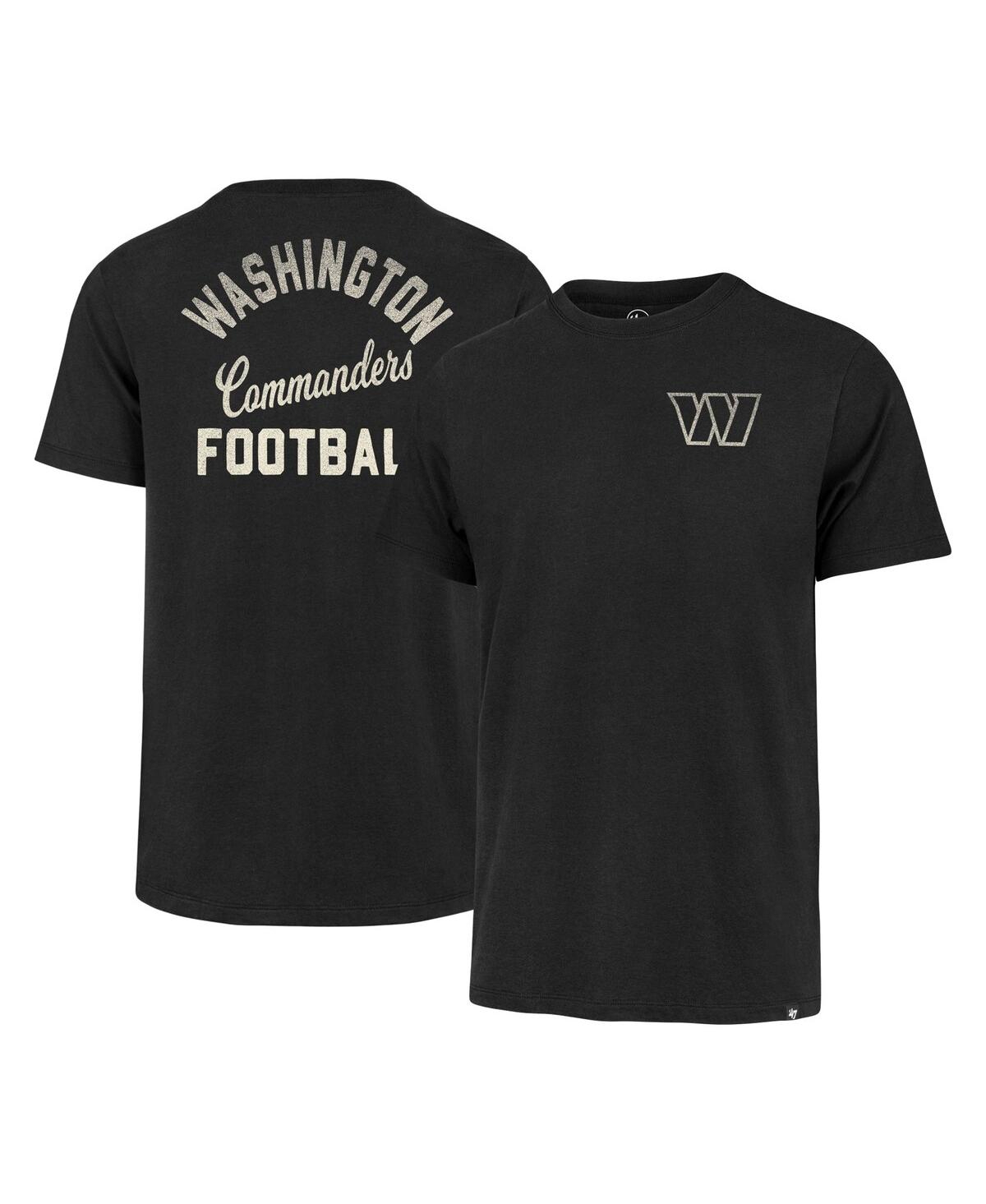 47 Brand Men's ' Black Washington Commanders Turn Back Franklin T-shirt