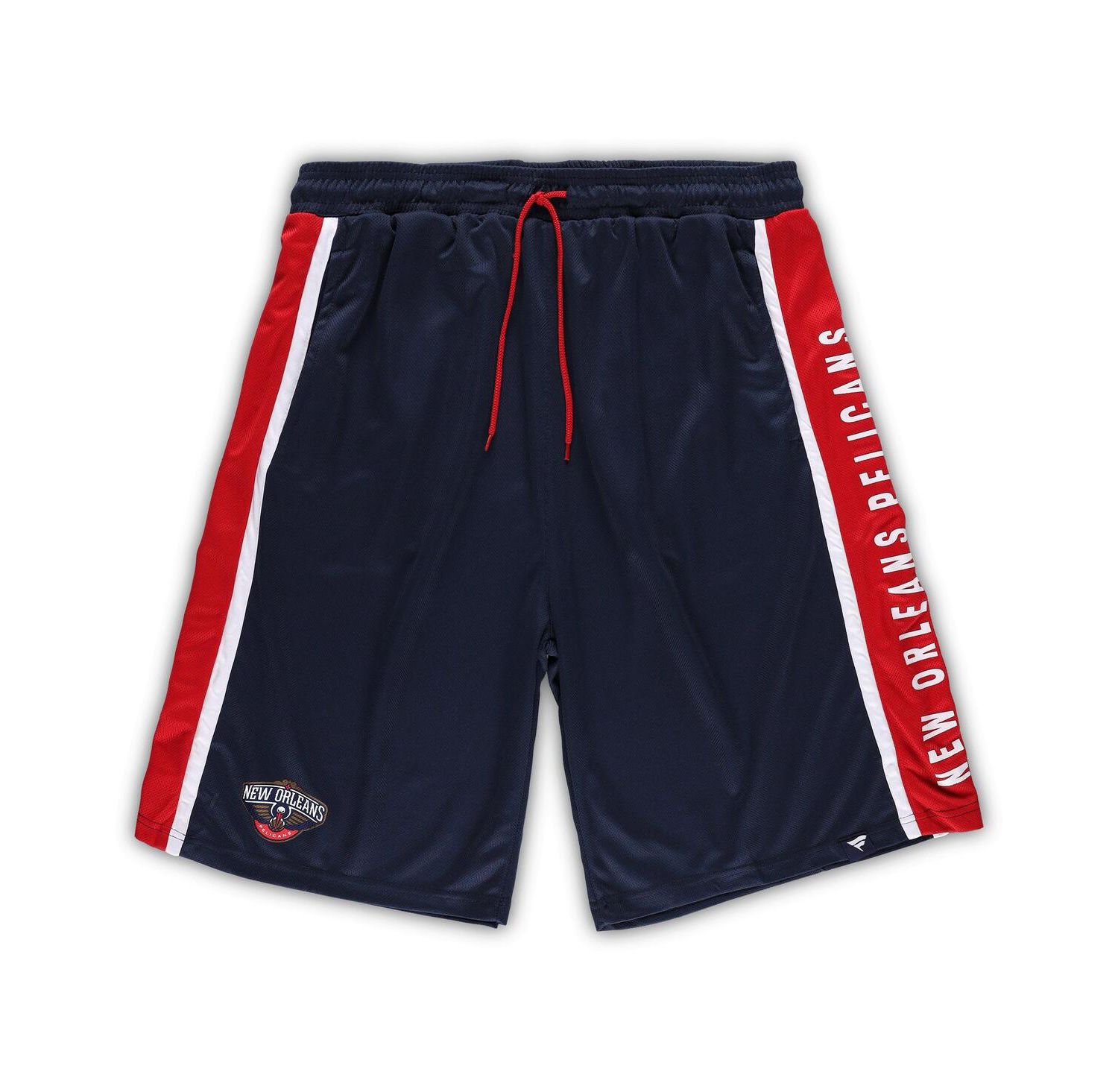 Men's Navy New Orleans Pelicans Big and Tall Referee Iconic Mesh Shorts