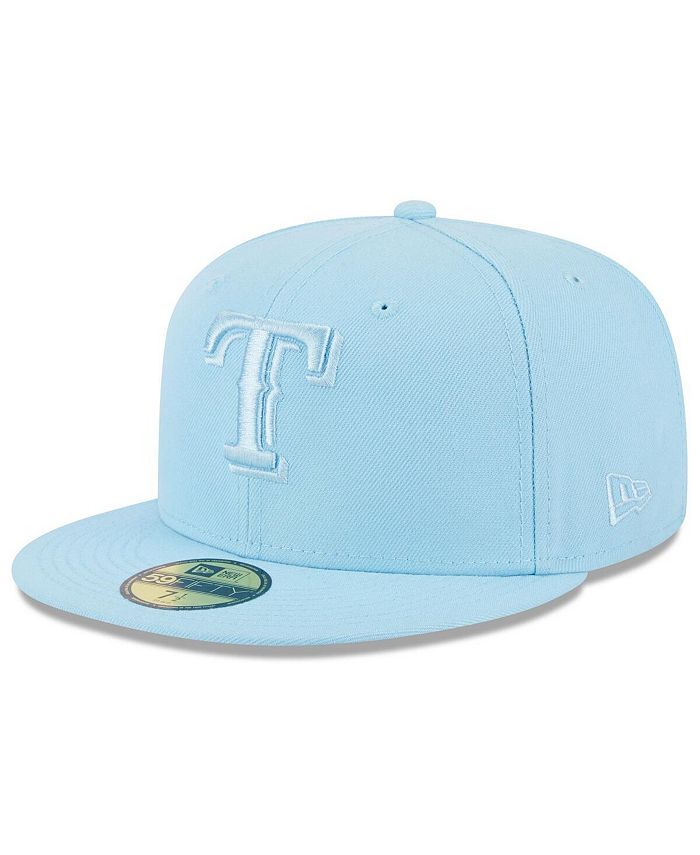 New Era Men's Light Blue Texas Rangers 2023 Spring Color Basic 59FIFTY ...
