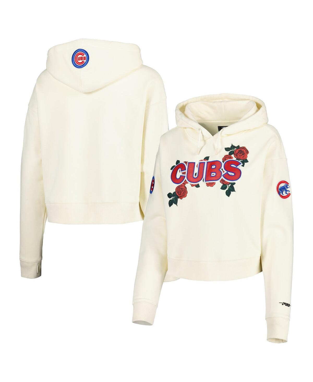 Chicago Cubs '47 Trifecta Shortstop Pullover Hoodie - Cream