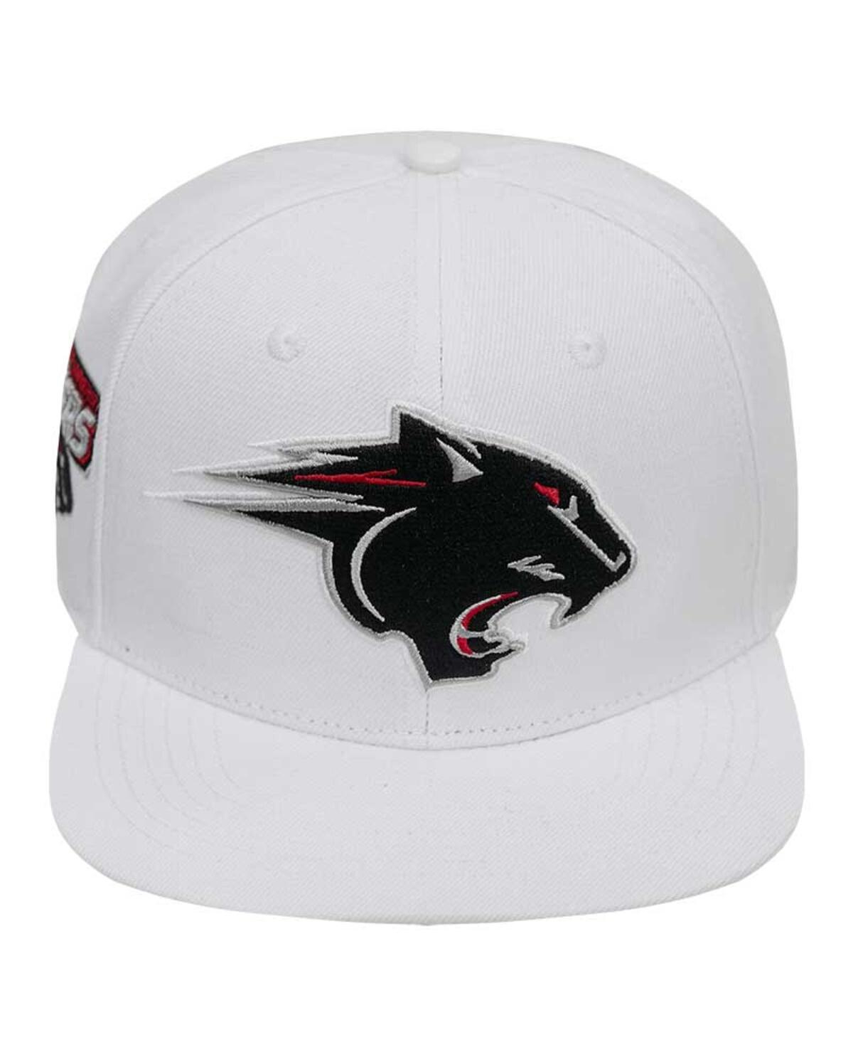 PRO STANDARD MEN'S PRO STANDARD WHITE CLARK ATLANTA UNIVERSITY PANTHERS MASCOT EVERGREEN WOOL SNAPBACK HAT 