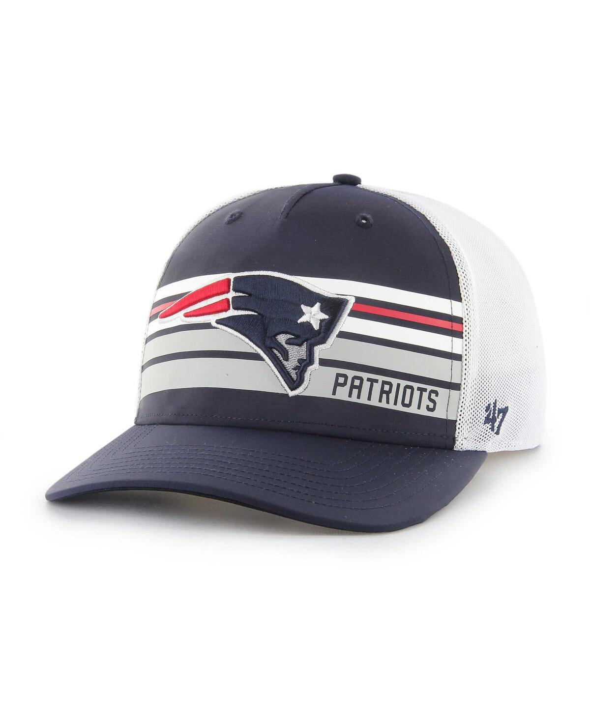 Men's '47 BrandNew England Patriots Altitude Ii Mvp Trucker Snapback Hat - Navy