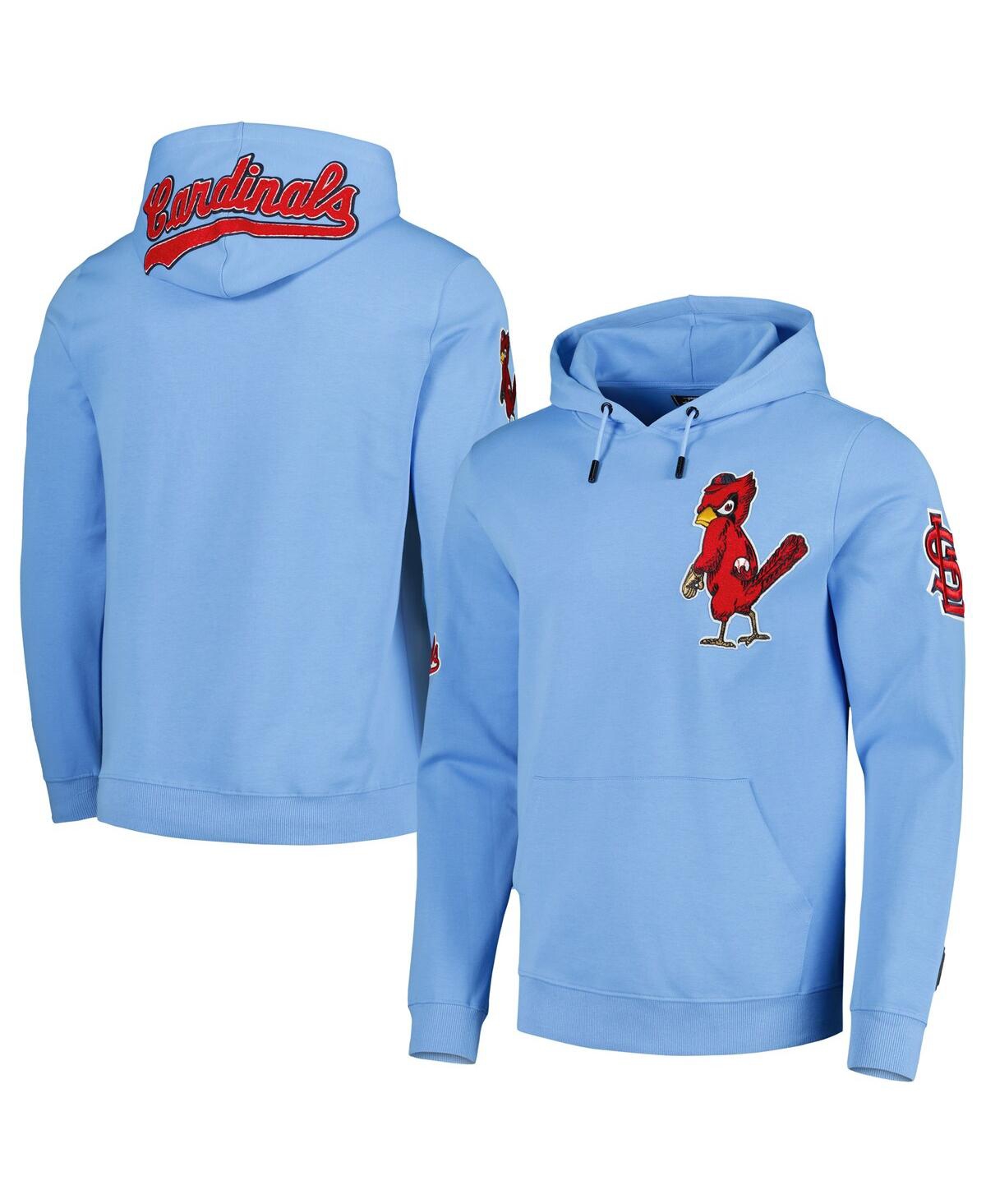 Men's Pro StandardSt. Louis Cardinals Team Logo Pullover Hoodie - Light Blue
