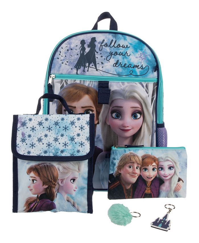 Frozen 5 Piece Backpack Set - Purple - Size No Size