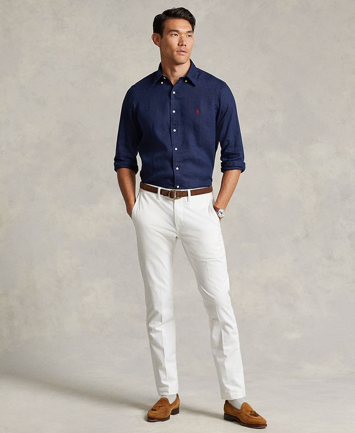 Polo Ralph Lauren Men's Classic Fit Linen Shirt - Macy's