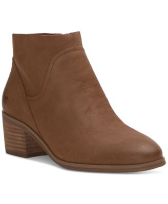 Lucky brand block heel fashion booties