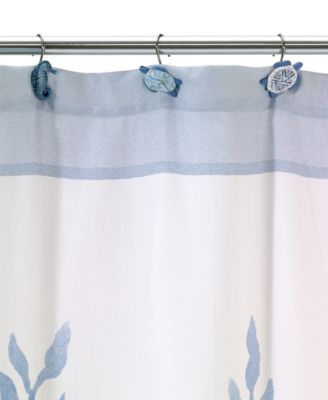 Caicos Sea Turtles Resin 12-Pc. Shower Curtain Hooks