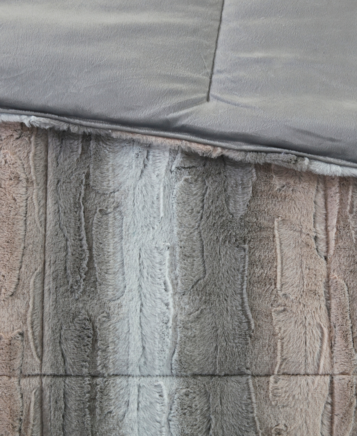 Madison Park Zuri Faux-Fur 4-Pc. Comforter Set
