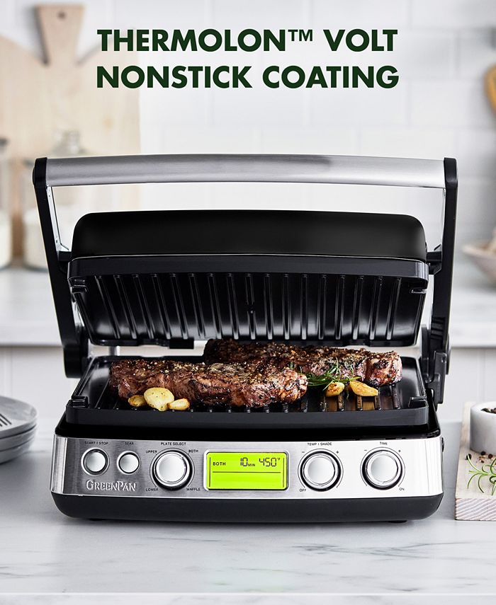GreenPan Elite Multifunction Grill, Griddle & Waffle Maker Macy's