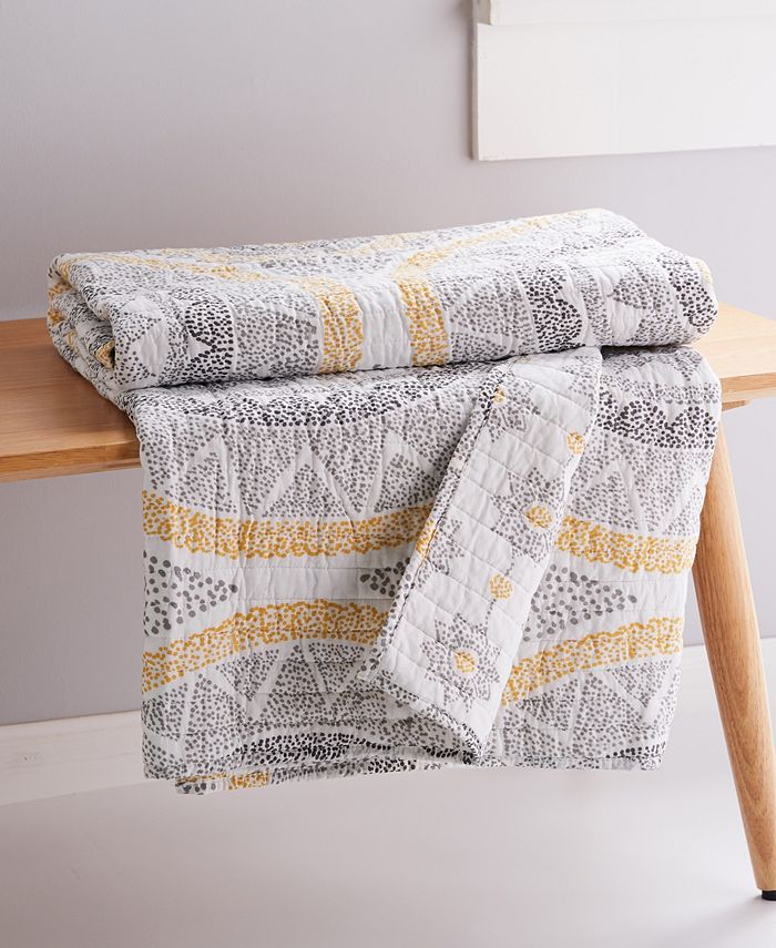 Levtex Home Luiza Quilted Reversible Throw, 50