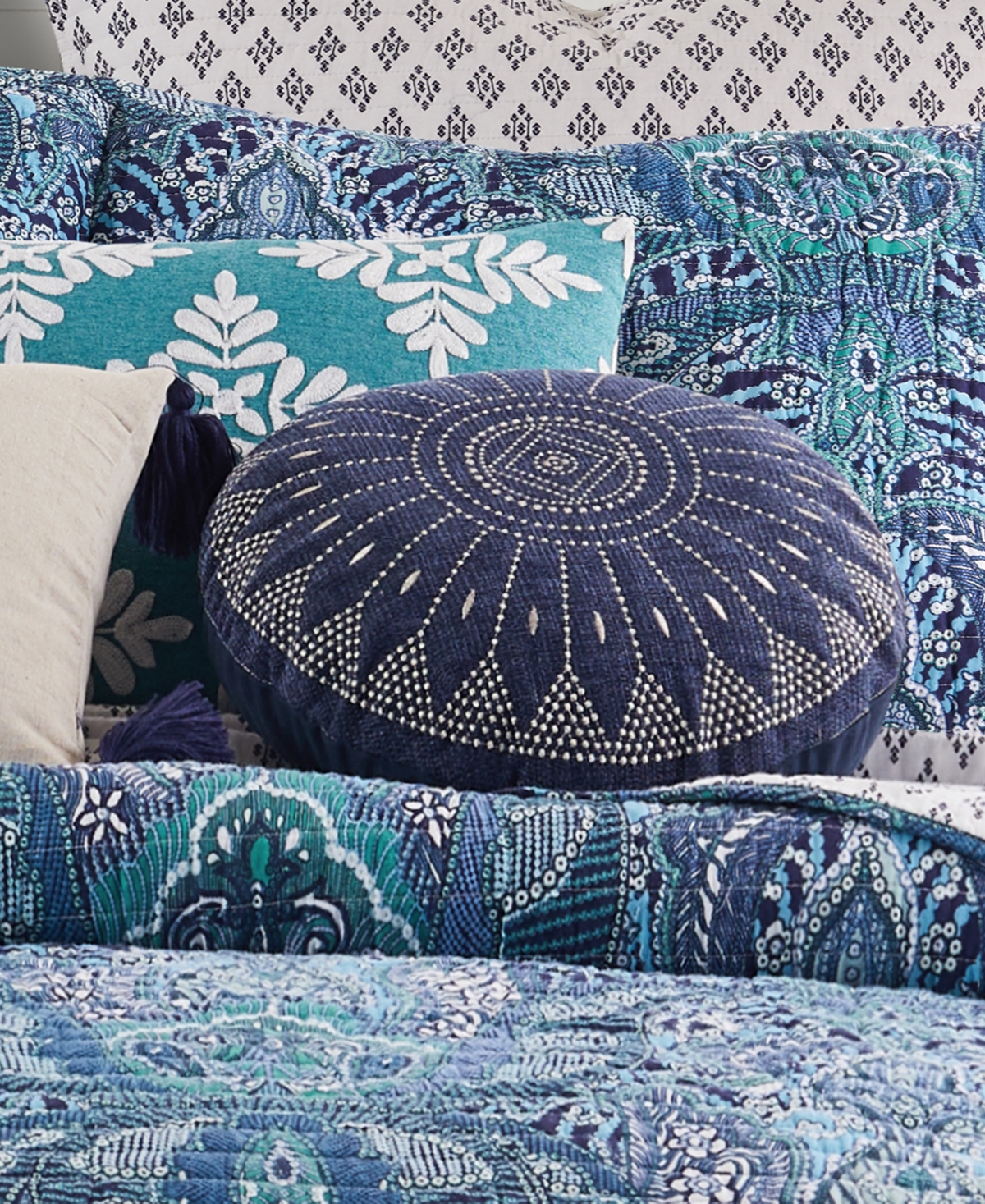 Levtex Bellamy Embroidered Pillow,