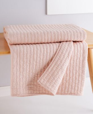 Cross Stitch Reversible Quilted Throw, 50" x 60"