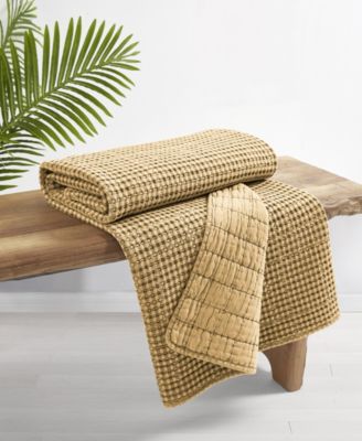 Mills Waffle Stitched Quilted Throw, 60 x 50