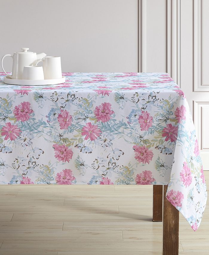 Laura Ashley Easy Care Tablecloth, 60" x 84", Service for 6 Macy's