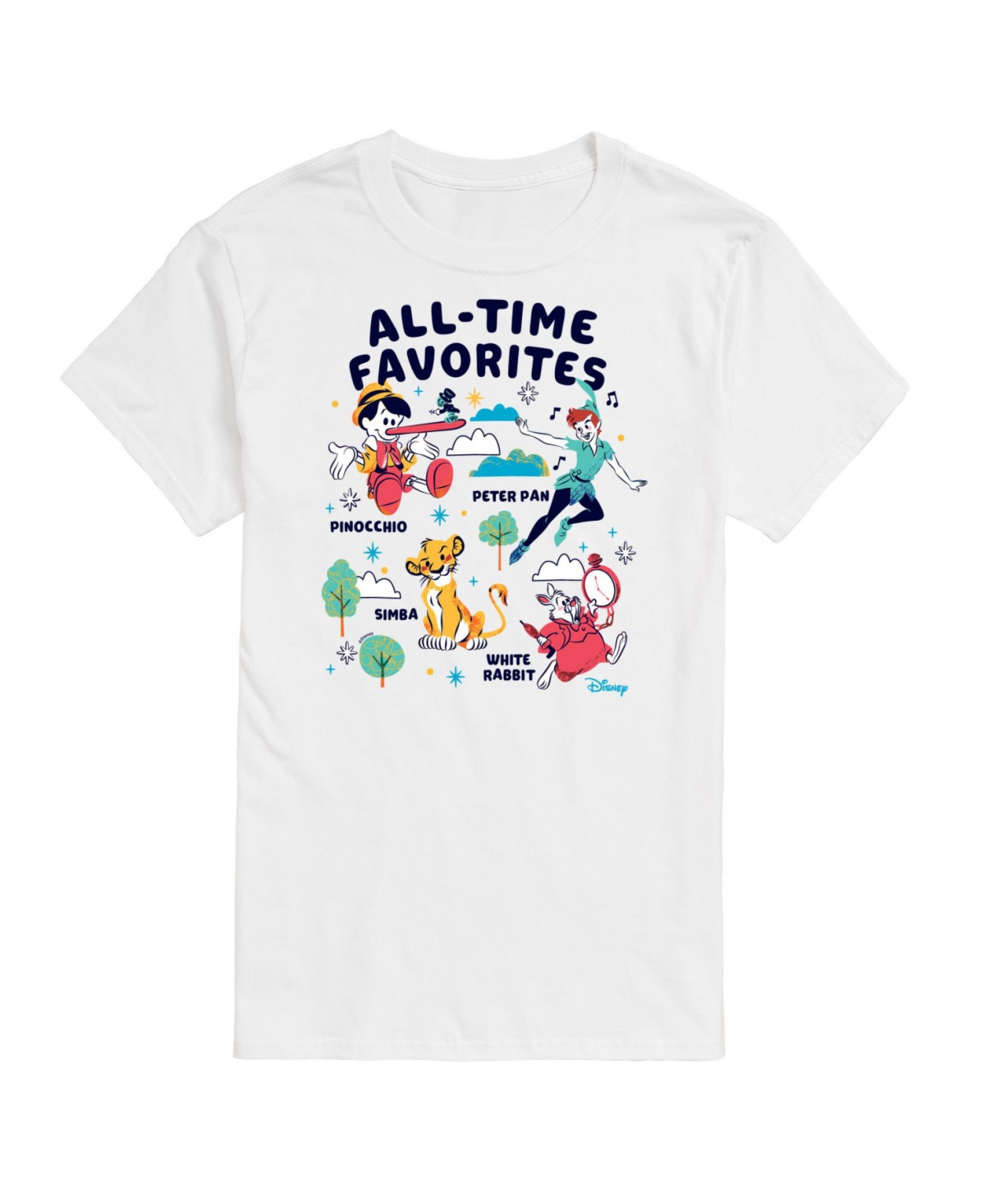 Airwaves Men's Disney Standard Graphic T-shirt In White