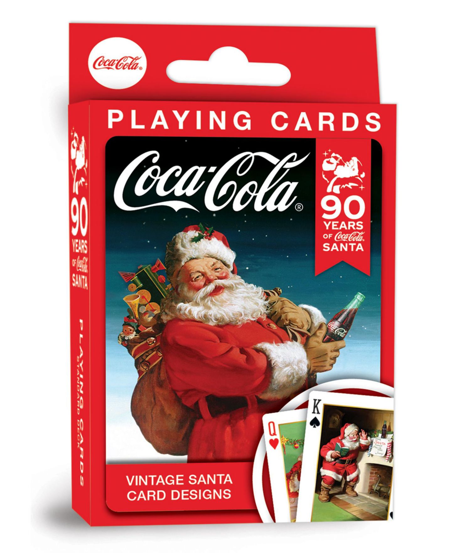 Детская игрушка MasterPieces Puzzles Coca-Cola Vintage 54-Card Deck, Ages 4+, цвет: Разноцветный — фото 1