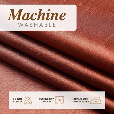 Montauk Accents 2 Pack Ultra Luxurious Faux Silk Sheer Grommet Top Curtain Panels