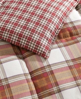 CLOSEOUT! Edgewood Plaid Down Alternative Comforter Set, Full/Queen