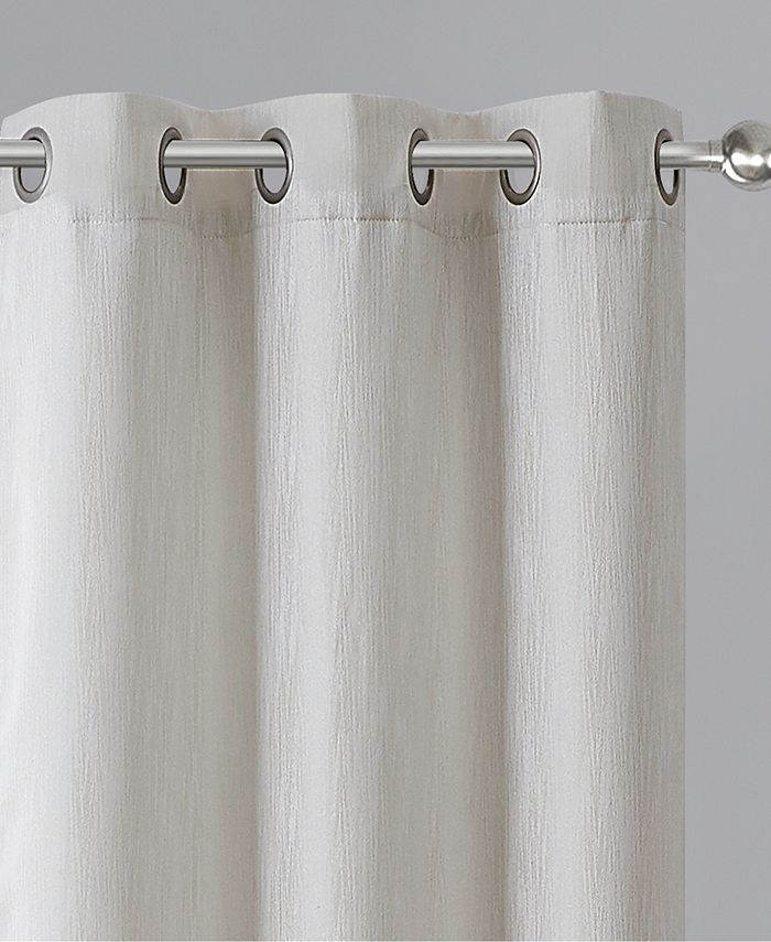 Tahari Home Lyre Jacquard Blackout 2Piece Curtain Panel Set, 76" x 84