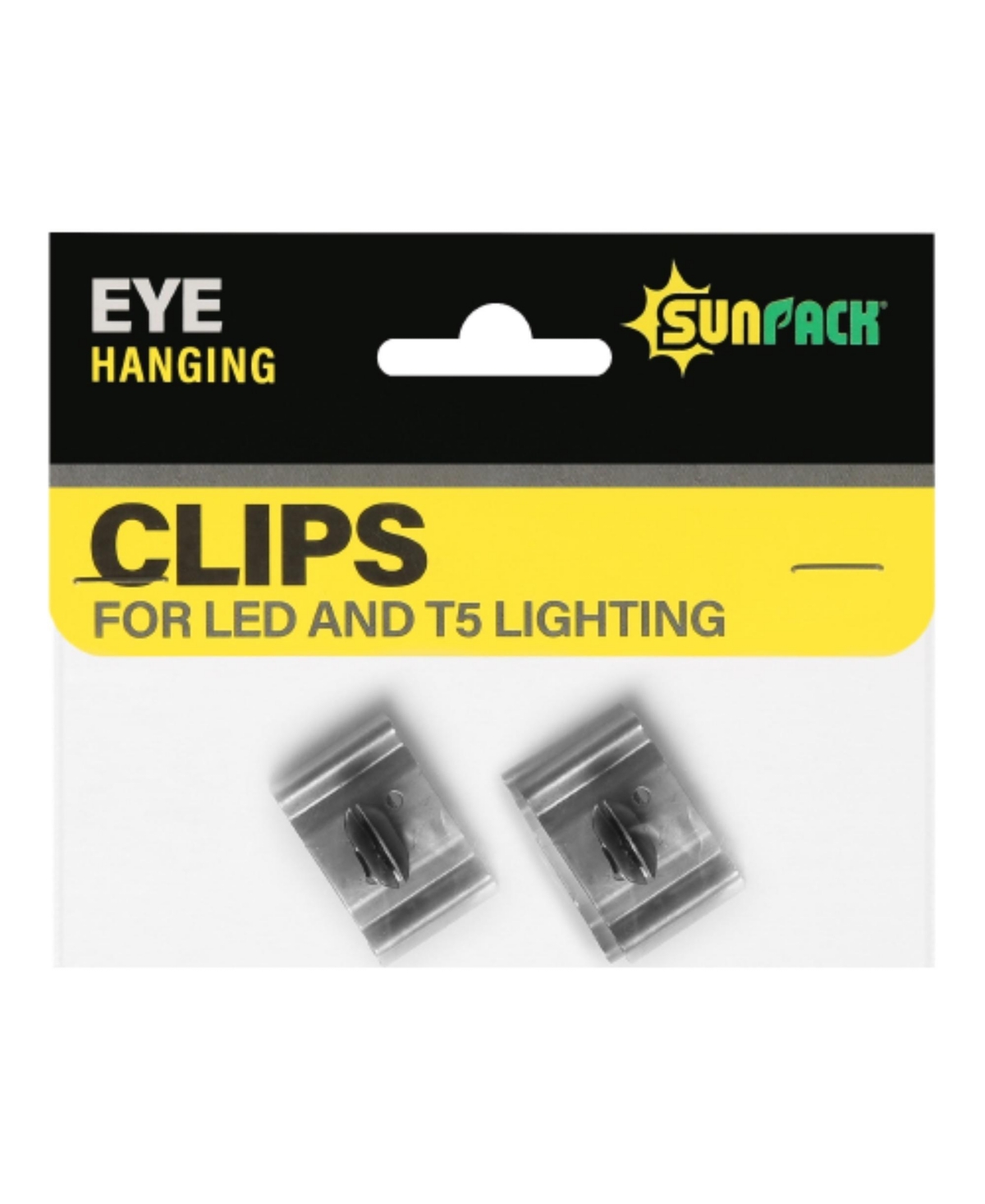 Eye Hanging Metal Clips for Led and T5HO Lighting - Silver