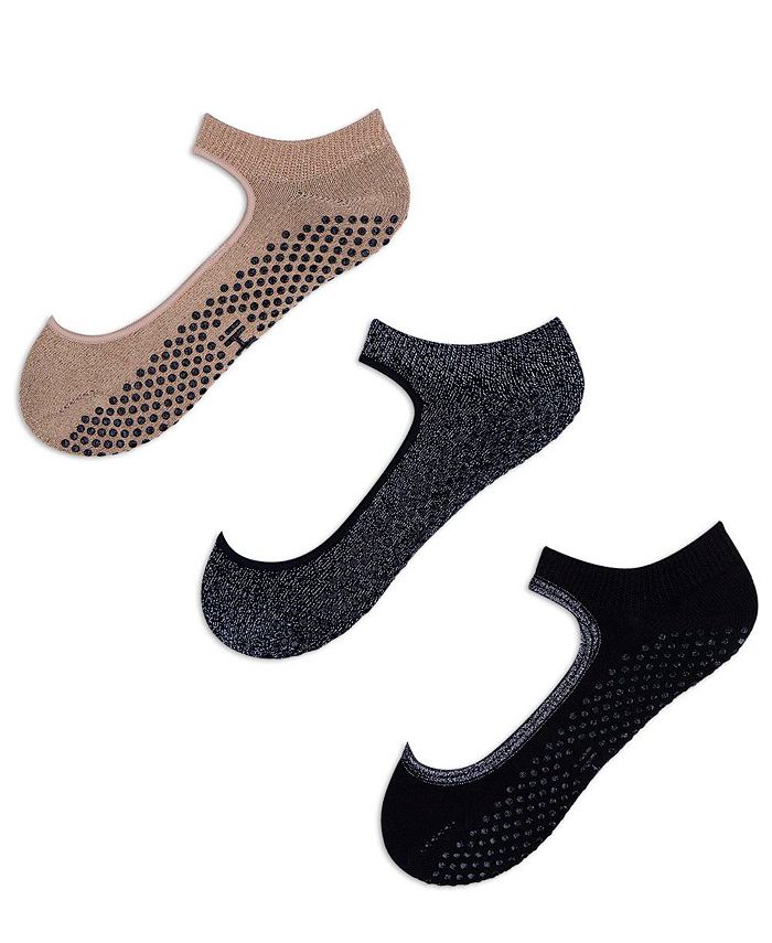SHASHI The Sweet Shimmer Grip Pack - 3 Pack Women's Socks - Macy's