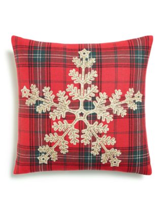 Charter Club Snowflake Decorative Pillow, 18