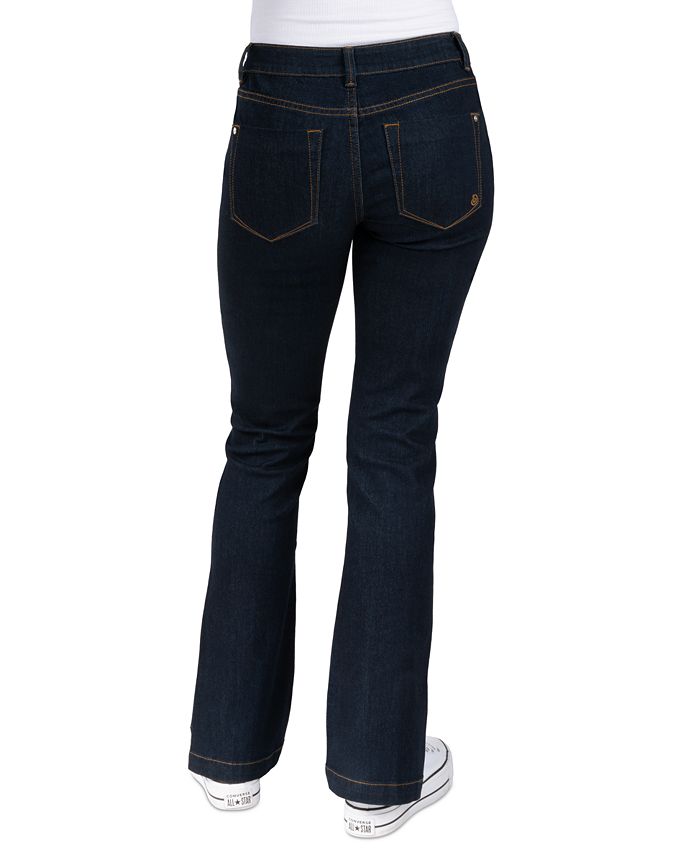 Indigo Rein Juniors' Mid-Rise Side-Slit Bootcut Jeans - Macy's