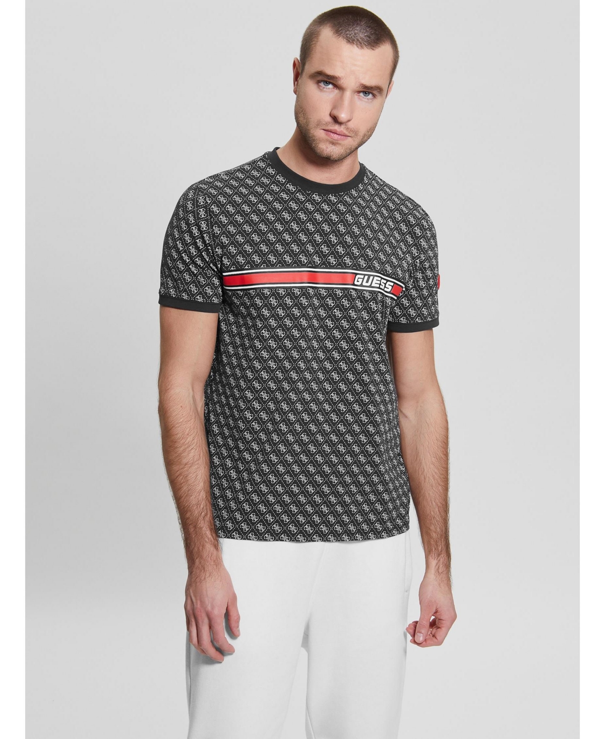 Guess Men's Eco Jamey Logo T-shirt