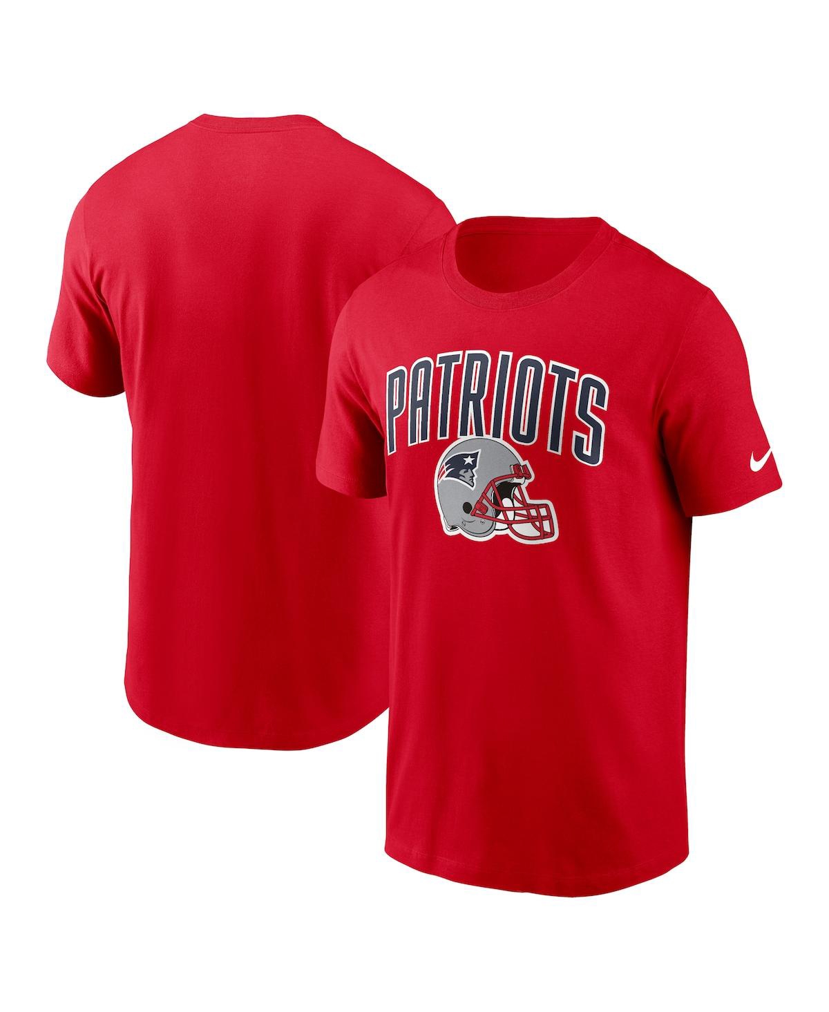 Nike Men's  Red New England Patriots Team Athletic T-shirt