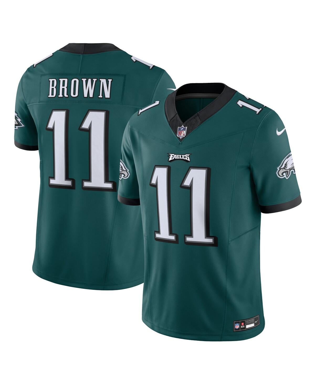 Men's Nike A.j. Brown MidnightPhiladelphia Eagles Vapor F.u.s.e. Limited Jersey - Green