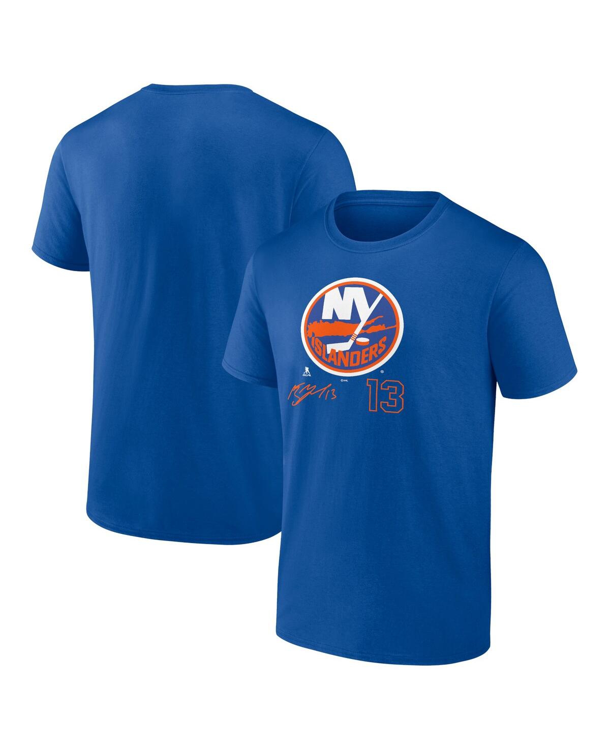 Fanatics Branded Mathew Barzal Royal New York Islanders Name And Number T-shirt In Royal