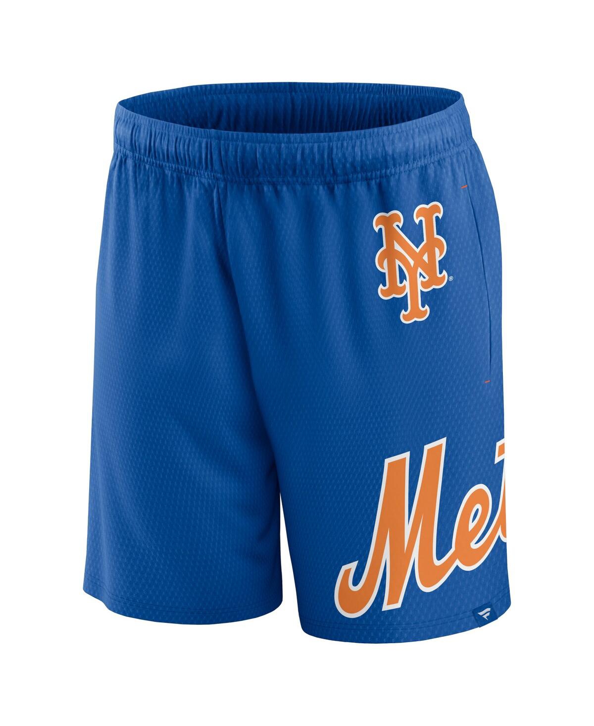 Shop Fanatics Men's  Royal New York Mets Clincher Mesh Shorts