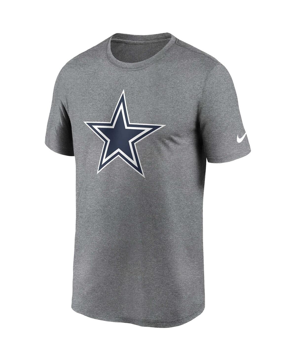 Men's NikeDallas Cowboys Legend Logo Performance T-shirt - Heather Charcoal