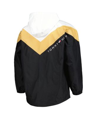 Women's Black, Gold Vegas Golden Knights Staci Half-Zip Windbreaker Jacket
