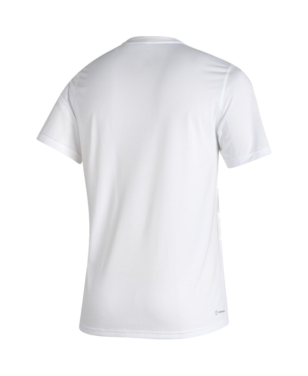 Shop Adidas Originals Men's Adidas White Texas A&m Aggies Sideline Football Locker Practice Creator Aeroready T-shirt