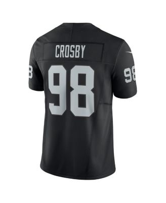 ラスベガス・レイダース CROSBY 98 ユニフォーム 2XL Maxx Crosby #98 Las Vegas Raiders 4-Star Captains Patch