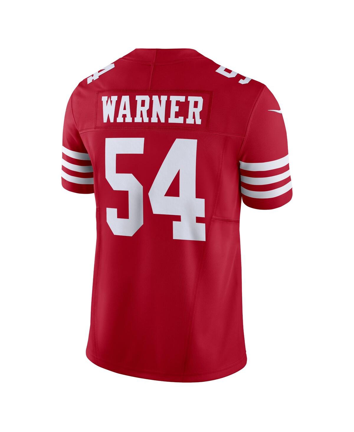 Men's Nike Fred WarnerSan Francisco 49ers Vapor F.u.s.e. Limited Jersey - Scarlet