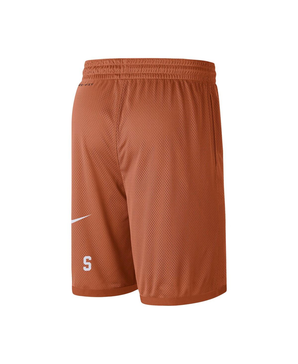 Shop Nike Men's  Texas Orange Texas Longhorns Wordmark Performance Shorts