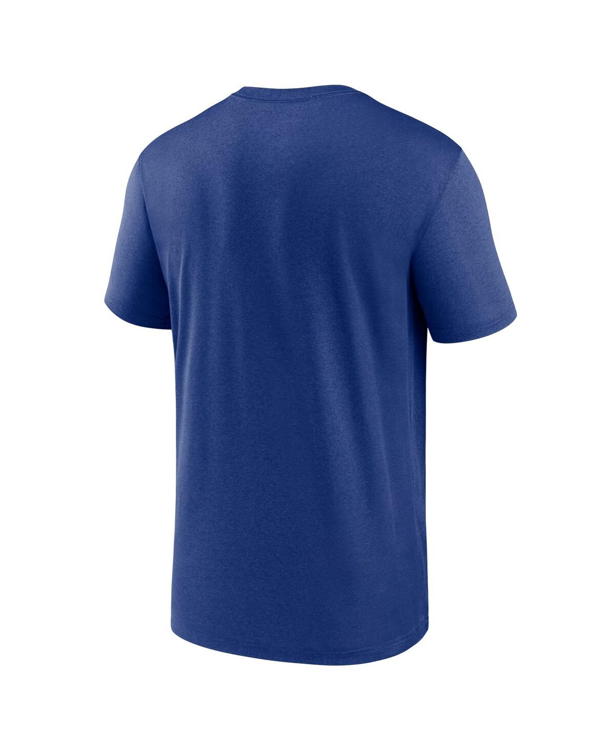 Shop Nike Men's  Blue Texas Rangers Icon Legend Performance T-shirt