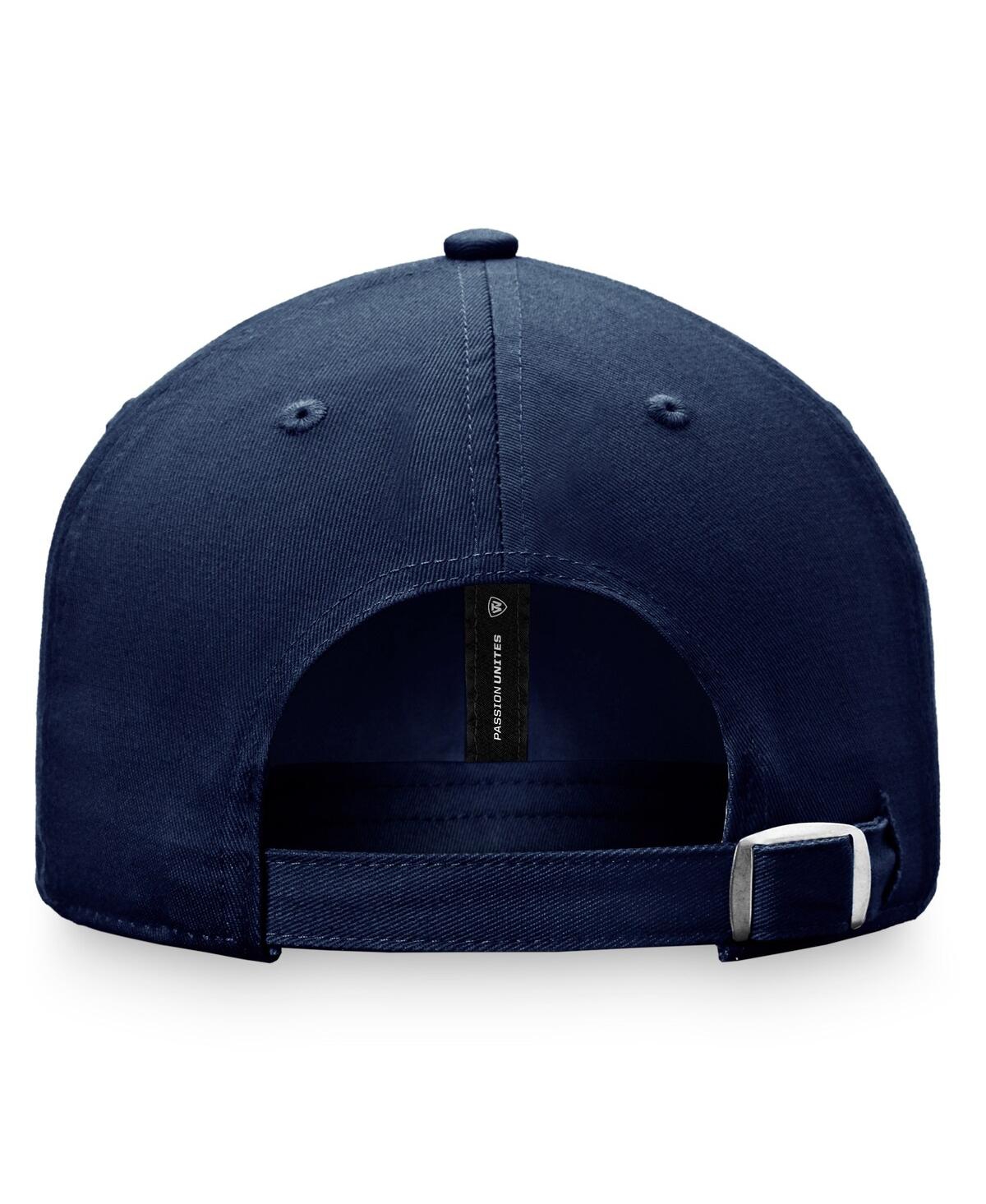 Top Of The World Navy Ole Miss Rebels Slice Adjustable Hat In Navy