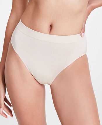 Wacoal Women's B-Smooth Hi-Cut Panty, Black/White/Naturally Nude Large at   Women's Clothing store