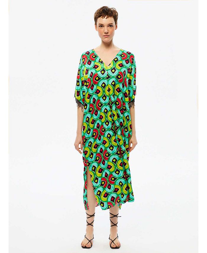 NOCTURNE Women's Comfy Printed Cover Up Macy's