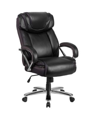 500 Lb. Big & Tall Leathersoft Executive Ergonomic Office Chair With Wide Seat