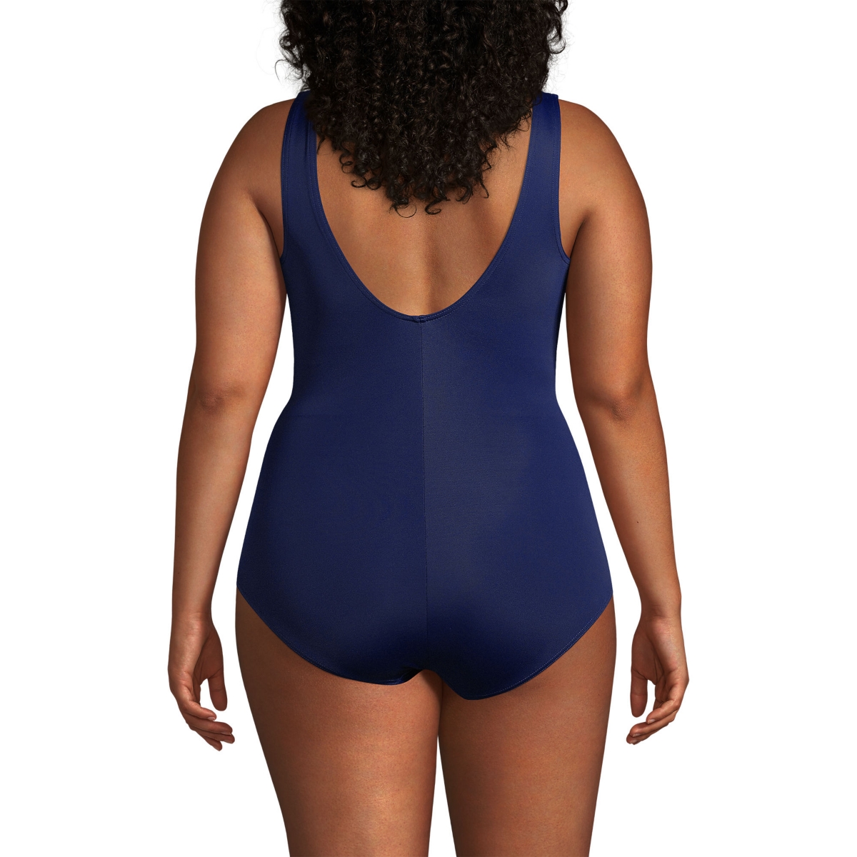 Lands' End Plus Size Ddd-Cup Chlorine Resistant Soft Cup Tugless Sporty One Piece Swimsuit