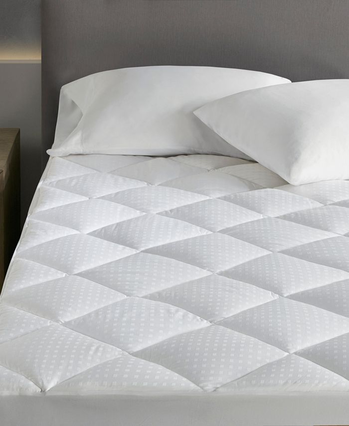 Croscill Signature Dobby Cotton WaterResistant Mattress Pad, Queen