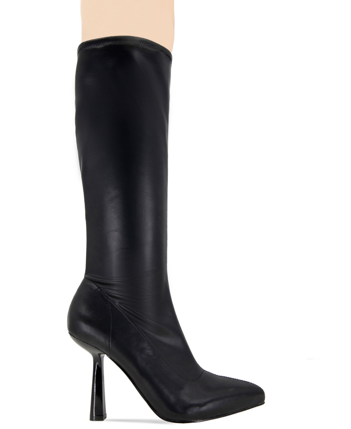 BCBGeneration Women's Isra Inside Zipper Tall Boots - Black - Synthetic