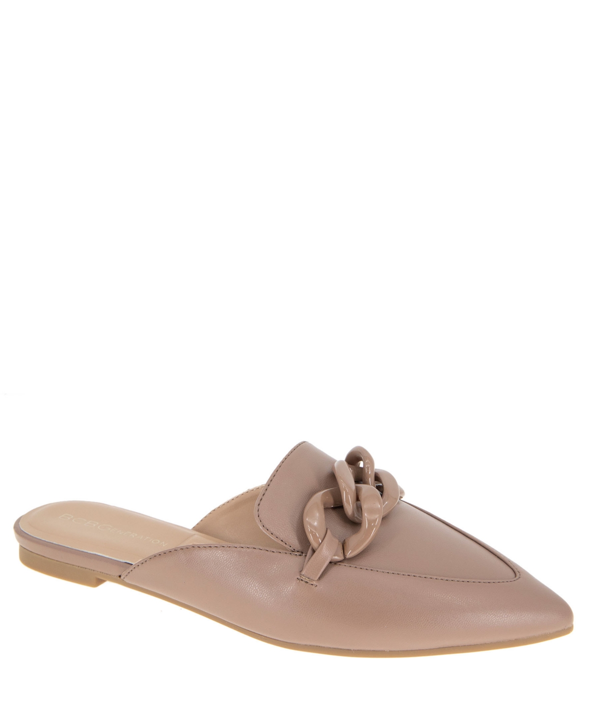 Bcbgeneration Women's Kaylin Chain Pointed Toe Mule In Taupe