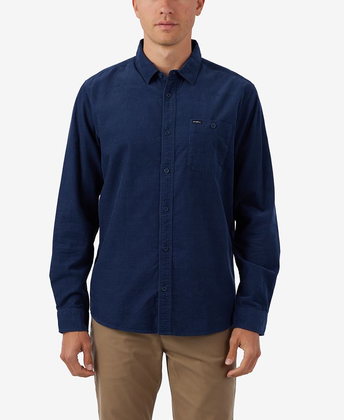 O'Neill Men's Caruso Solid Long Sleeves Shirt - Macy's